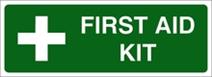 First Aid Kit label